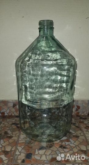 Бутылка стеклянная 20 литров