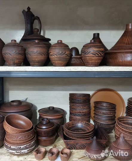 Горшок из глины