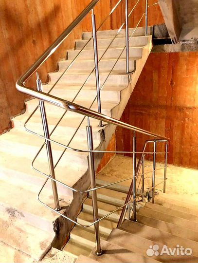 Перила для лестниц из нержавеющей стали