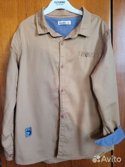 Набор красивых школьных рубашек на мальчика 128