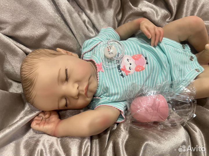 Кукла реборн девочка силикон