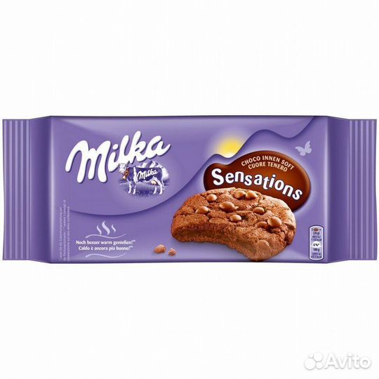 Опт - Печенье Milka Sensations Soft Inside Choco 1