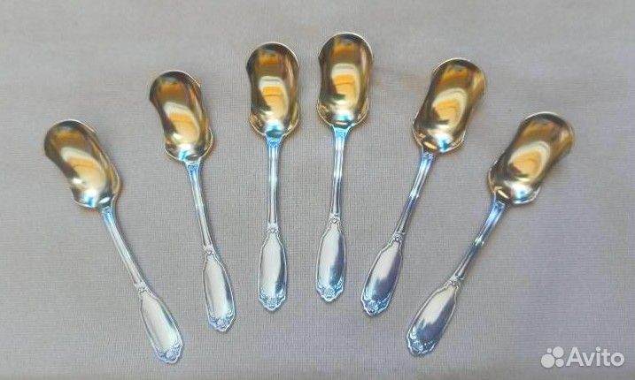 Набор старинных ложек для мороженого
