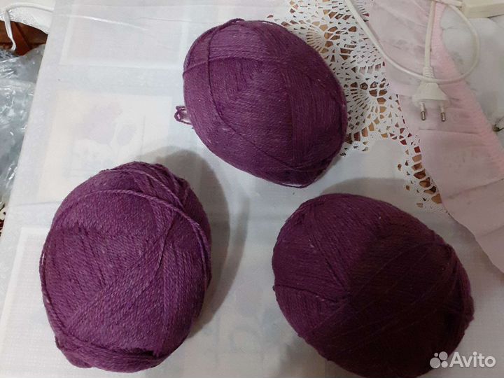 Набор крючков для вязания+матки ниток