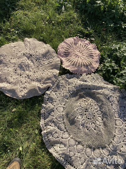 Старинная скатерть ручной работы