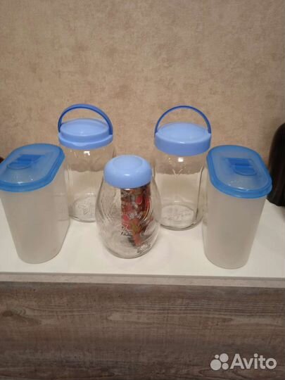 Новые банки, ёмкости для хранения