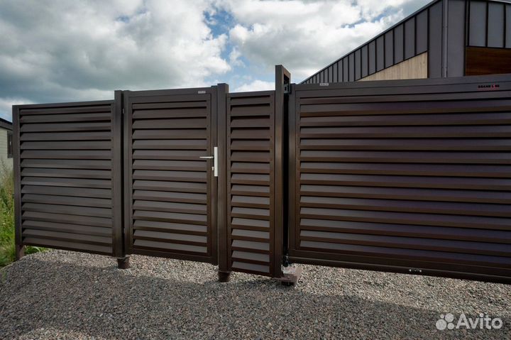 Забор жалюзи