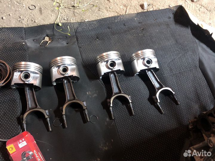 Поршня с шатунами новые не устанавливались