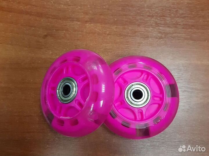 Колесо 80мм для самоката розовое