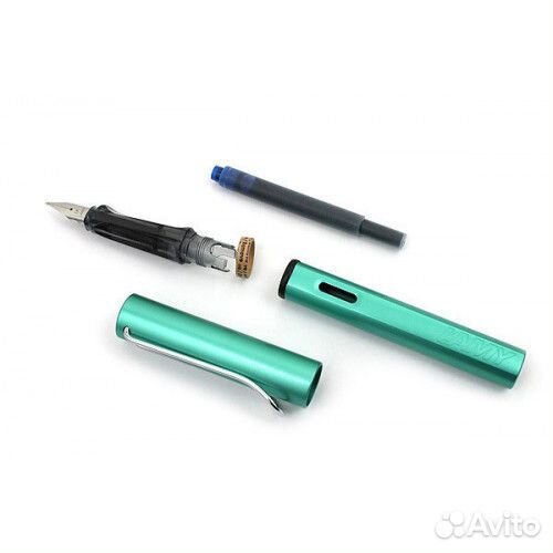 Перьевая ручка lamy AL-star blue green, EF