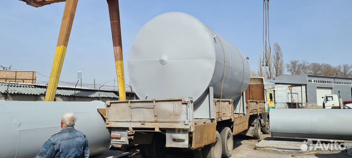 Резервуары стальные (ргс) для гсм, воды и пр