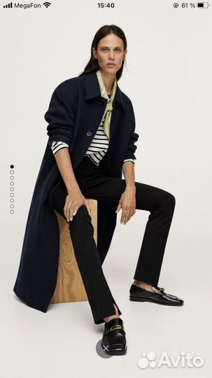 Пальто Mango женское демисезонное