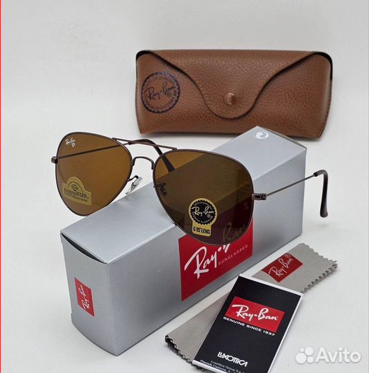 Очки Ray Ban aviator 8 разных цветов