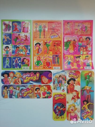 W.I.T.C.H. Totally Spies наклейки