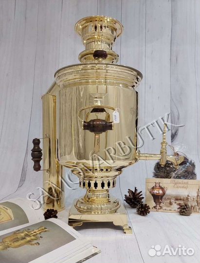 Самовар на дровах. Медалист Н.И. Баташева.Оригинал