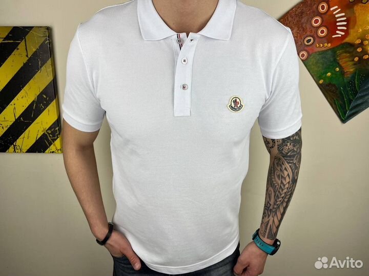Футболка поло Moncler