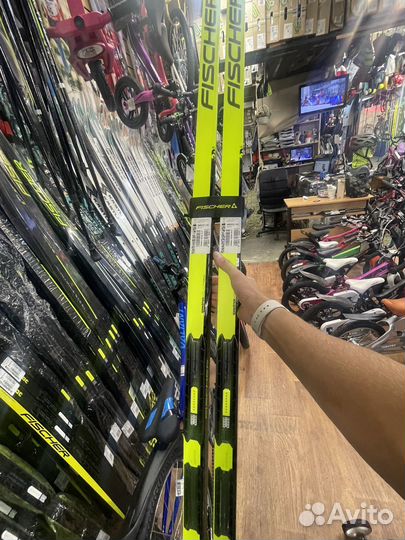 Лыжи беговые fischer спортцех гоночные
