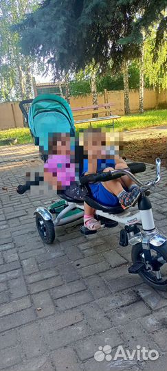 Коляска для двойни