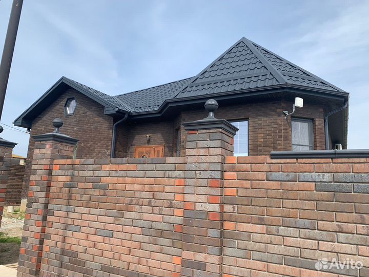 Колпак для защиты забора 1,5х1,5 кирпича заглушка