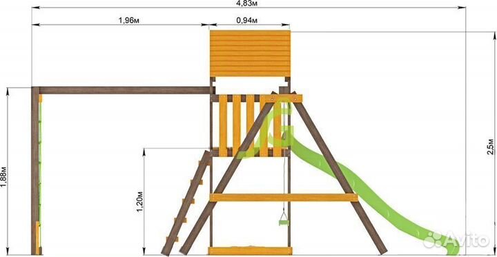 Детская площадка IgraGrad Игруня 3
