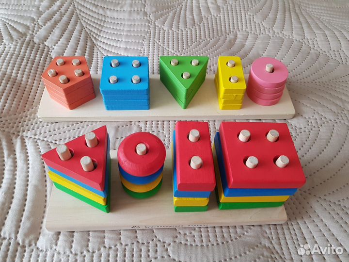 Деревянные сортеры пакетом