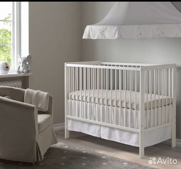Детская кроватка IKEA gulliver 60x120