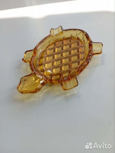 Пепельница Чехословакия цветное стекло