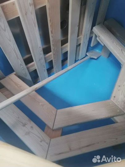 Купель Фурако 150х120 лиственница