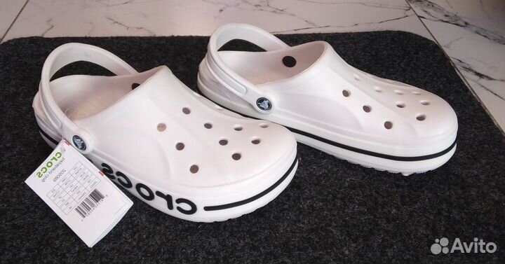Сабо crocs белые