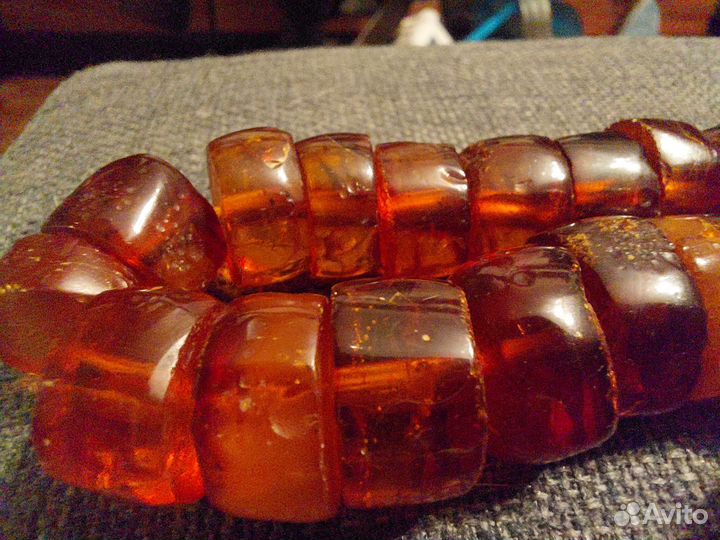 Янтарные бусы СССР винтаж