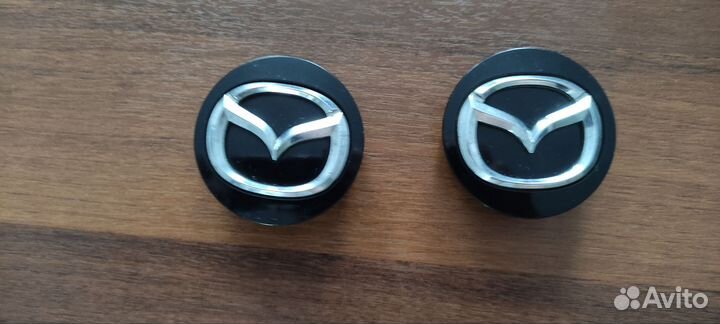 Заглушки на литой диск Мазда