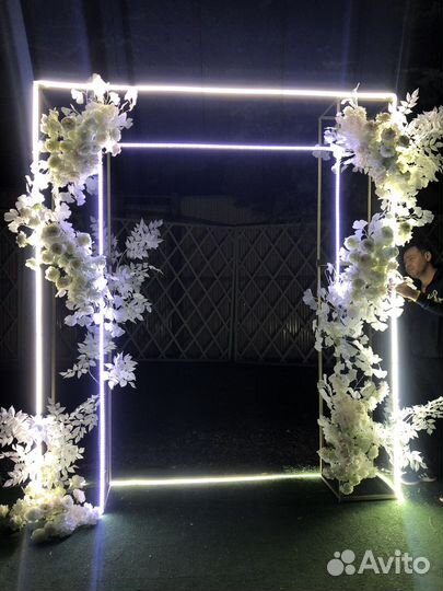 Оформление зала на свадьбу