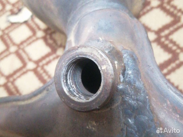 Выпускной коллектор на volkswagen polo