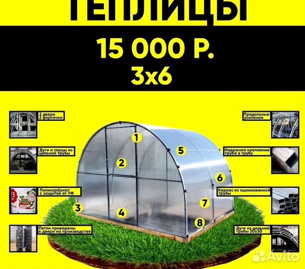 Теплица для дачи