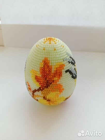 Яйцо пасхальное из бисера
