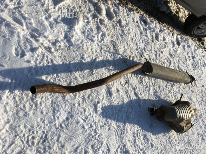 Глушитель Средняя Задняя часть Опель Астра Н седан