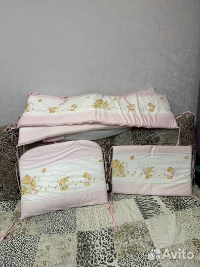 Бортики в кроватку и матрас