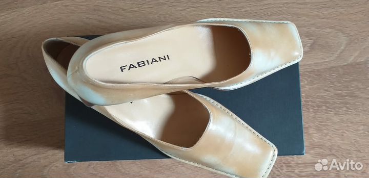 Туфли женские Fabiani (Италия)р.39нат.кожа Новые