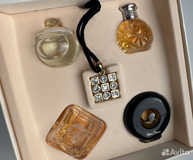 Набор миниатюр + кулон винтаж