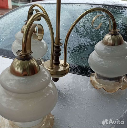 Люстра потолочная, подвесная б/у