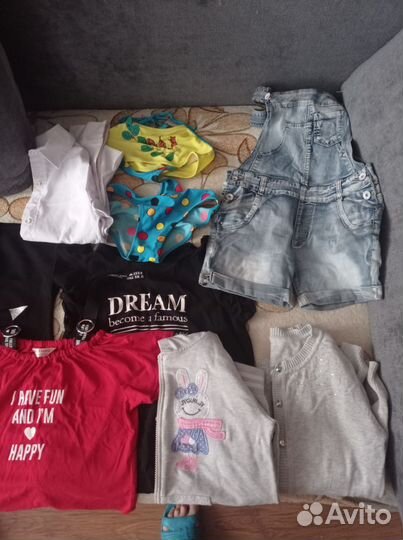 Детские вещи пакетом на девочку 122