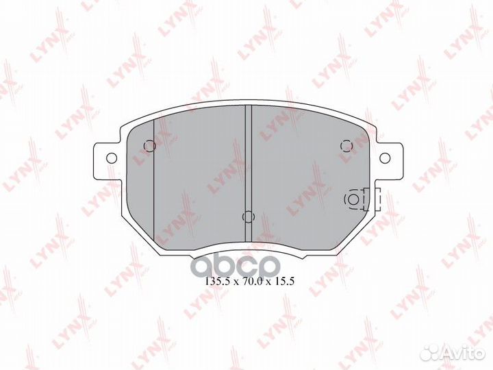 Колодки торм.пер.infiniti FX35/45 03, nissan