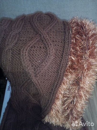 Капюшон капор женский полушерстяной