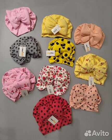 Шапка тюрбан для девочки