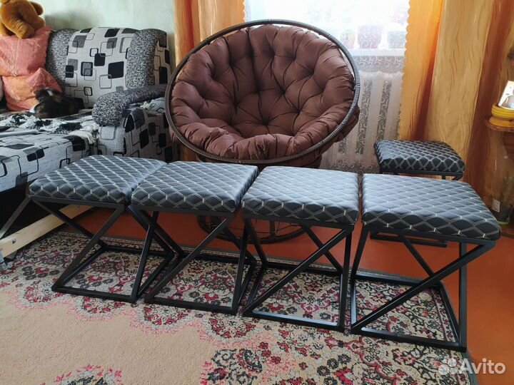 Табурет в стиле лофт