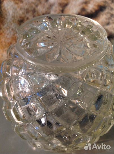 Сахарница стекло СССР