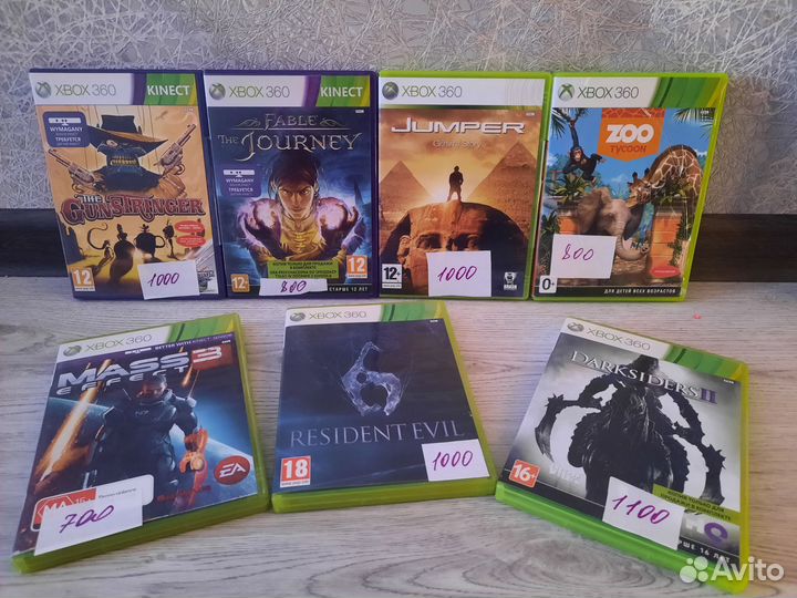 Игры Xbox 360 лицензионные диски