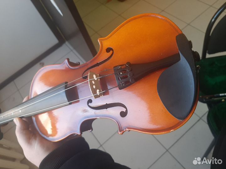 Скрипка с чехлом для начинающих