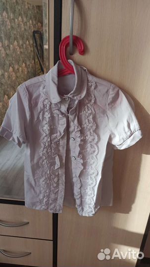 Блузки к школе 122-128р