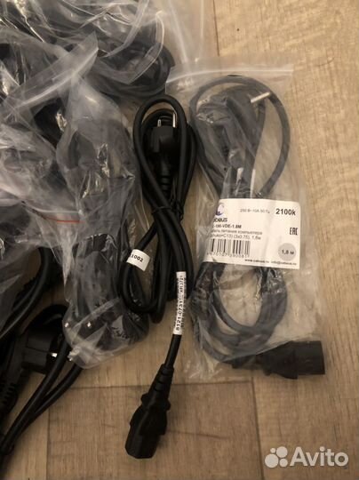 Кабели питания 1; 1,5; 1,8; 2. м. C13-евровилка